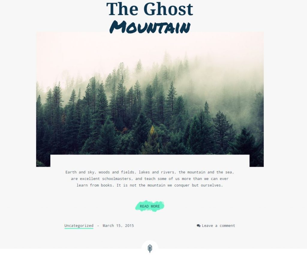 Adler – Minimal Free Blog Theme