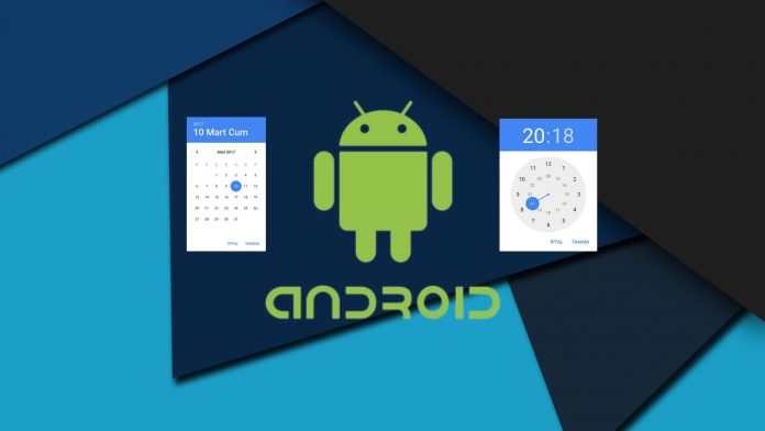 Android Date Time Picker Kullanımı