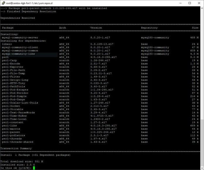 MySQL 8 Community Server Kurulumu